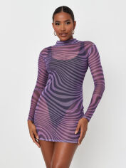 Акція на Плаття-футболка коротке літнє жіноче Missguided GD-00064250 36 Фіолетове від Rozetka