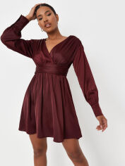 Акція на Сукня коротка жіноча Missguided GD-00064296 42 Бордова від Rozetka