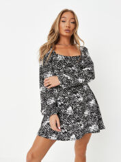 Акція на Плаття коротке жіноче Missguided GD-00064443 42 Чорно-біле від Rozetka