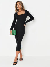 Акція на Плаття-футболка міді жіноче Missguided D1002393 36 Чорне від Rozetka