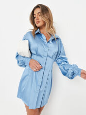 Акція на Плаття-сорочка коротке жіноче Missguided GD-00064446 38 Синє від Rozetka