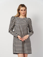 Акція на Плаття коротке осіннє жіноче H&M 9420713arl S Комбіноване від Rozetka