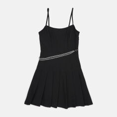 Акция на Плаття коротке літнє жіноче H&M 9871804arl 34 Чорне от Rozetka