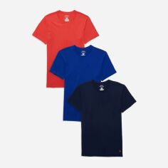 Акція на Набір футболок бавовняних довгих чоловічих Ralph Lauren 463913276 M 3 шт Різнокольоровий від Rozetka