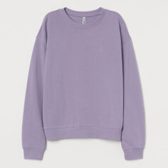 Акція на Світшот оверсайз чоловічий H&M 060999882_purple L Бузковий від Rozetka