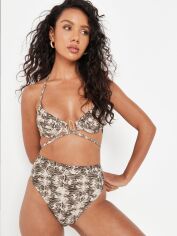 Акція на Верхня частина купальника жіноча Missguided GD-00064518 40 Коричнева від Rozetka