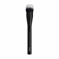 Акція на Пензель для тональних засобів NYX Professional Makeup Pro Brush Dual Fiber Foundation від Eva