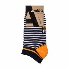 Акция на Шкарпетки чоловічі AmiGO смужка, розмір 25 от Eva