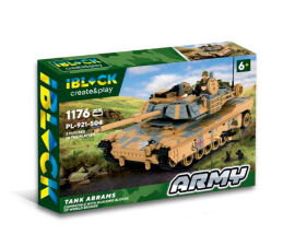 Акція на Конструктор IBLOCK Армія M1 Abrams 1176 деталей (PL-921-504) від Будинок іграшок
