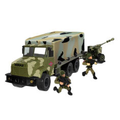 Акція на Конструктор IBLOCK Армія КРАЗ с тентом мультикам (PL-921-462/1) від Будинок іграшок