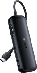 Акция на Ugreen Adapter CM260 USB-С to VGA+HDMI+DP Black (60568) от Stylus