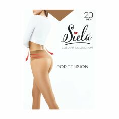 Акция на Колготки жіночі Siela Collant Collection Top Tension 20 Den, Caramel, розмір 4 от Eva
