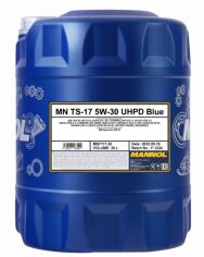 Акция на Моторна олива Mannol TS-17 Blue Uhpd 5W-30 20 л (MN7117-20) от Y.UA