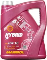 Акция на Моторне масло синтетичне Mannol Hybrid Sp 0W-16 5л (MN7920-5) от Y.UA
