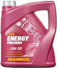 Акция на Моторна олія Mannol Energy Premium 5W-30, 4л (MN7908-4) от Y.UA