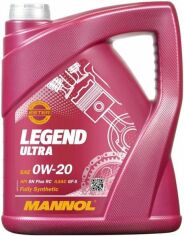 Акція на Моторна олія Mannol Legend Ultra 0W-20, 4л (MN7918-4) від Y.UA