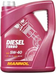Акція на Моторна олія Mannol Diesel Turbo 5W-40, 5л (MN7904-5) від Y.UA