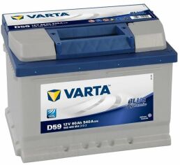 Акція на Автомобільний акумулятор Varta 6СТ-60 Blue dynamic (D59) від Y.UA