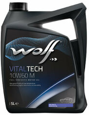 Акція на Моторне масло Wolf Vitaltech 10W60 M 5L від Y.UA