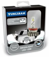 Акция на Лампи світлодіодні Tungsram Megalight Led H8-11 6000K PGJ19 60490 PB2 от Y.UA
