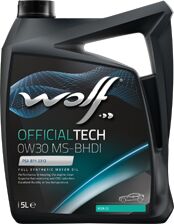 Акция на Моторна олива Wolf Officialtech 0W30 MS-BHDI 5Lx4 от Y.UA
