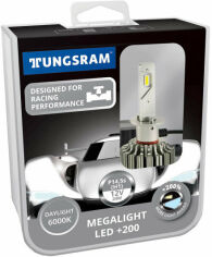 Акция на Лампы светодиодные Tungsram Megalight Led H1 6000K PX26d 60410 PB2 от Stylus