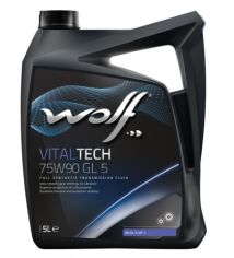 Акция на Трансмиссионное масло Wolf Vitaltech 75W90 Gl 5 5л от Stylus