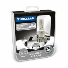 Акция на Лампы светодиодные Tungsram Megalight Led H4 6000K P43t-38 60430 PB2 от Stylus