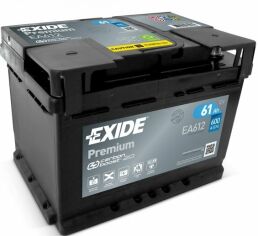 Акція на Exide Premium 6СТ-61 Н Евро (EA612) від Stylus