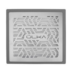 Акция на Вбудована витяжка для манікюру Ulka Premium X2F сіра, 52 Вт от Eva