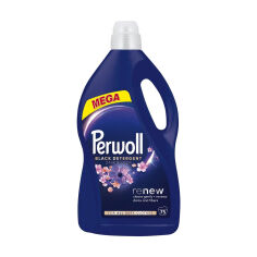 Акція на Засіб для делікатного прання Perwoll Renew Black Detergent Dark Bloom Відновлення та аромат, для темних речей, 75 циклів прання, 3.75 л від Eva