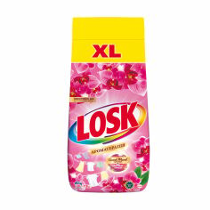 Акція на Пральний порошок Losk Ароматерапія, з ефірними оліями та ароматом малайзійських квітів, автомат, 50 циклів прання, 7.5 кг від Eva
