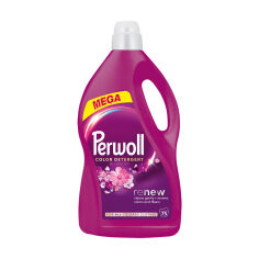 Акція на Засіб для делікатного прання Perwoll Renew Color Detergent Blossom Відновлення та аромат, для кольорових речей, 75 циклів прання, 3.75 л від Eva