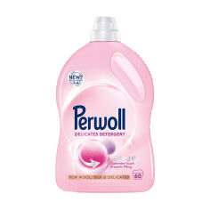 Акція на Засіб для прання Perwoll Renew Delicates Detergent для вовни, шовку та делікатних тканин, 60 циклів прання, 3 л від Eva