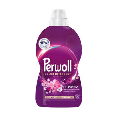 Акція на Засіб для делікатного прання Perwoll Renew Color Detergent Blossom Відновлення та аромат, 20 циклів прання, 1 л від Eva