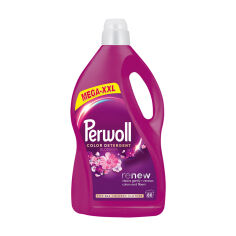 Акція на Засіб для делікатного прання Perwoll Renew Color Detergent Blossom Відновлення та аромат, для кольорових речей, 80 циклів прання, 4 л від Eva