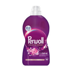 Акция на Засіб для делікатного прання Perwoll Renew Color Detergent Blossom Відновлення та аромат, 40 циклів прання, 2 л от Eva