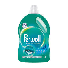 Акція на Засіб для делікатного прання Perwoll Renew Sport Detergent Догляд та освіжальний ефект, 60 циклів прання, 3 л від Eva