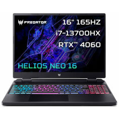 Акція на Ноутбук ігровий Acer Predator Helios Neo 16 PHN16-71 (NH.QLUEU.00N) Shale Black від Comfy UA