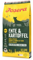 Акция на Сухой корм для собак Josera Ente & Kartoffel со вкусом утки и картофеля 12.5 кг (4032254775393) от Stylus
