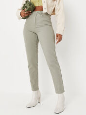 Акція на Джинси Regular Fit жіночі Missguided COG1800180 34 Хакі від Rozetka