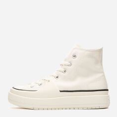 Акция на Жіночі кеди високі Converse Chuck Taylor All Star Construct A02832C 38.5 Білі от Rozetka