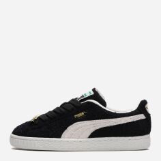 Акция на Чоловічі кеди низькі Puma Suede Fat Lace 39316703 44.5 Чорні от Rozetka