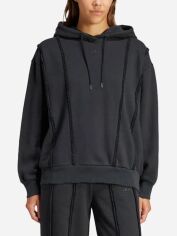 Акція на Худі оверсайз жіноче adidas Originals Oversized Distressed Hoodie W IY9027 S Чорне від Rozetka