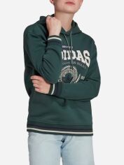 Акция на Худі оверсайз жіноче Adidas Anniversary Hoodie W "Mineral Green" IA8316 38 Зелене от Rozetka