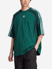 Акция на Футболка довга чоловіча Adidas IW3638 S Зелена от Rozetka