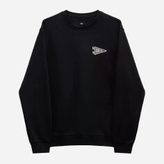 Акция на Світшот оверсайз чоловічий Vans Camp Flag Crew "Black" VN000G0CBLK M Чорний от Rozetka