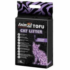 Акция на Наповнювач для котячого туалету AnimAll Tofu Lavender Лаванда 2.6 кг 6 л (4820224500348) от Y.UA
