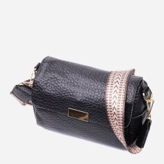 Акція на Сумка крос-боді через плече жіноча шкіряна маленька Vintage leather-22405 Чорна від Rozetka