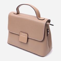 Акція на Сумка крос-боді жіноча шкіряна Vintage leather-22292 Бежева від Rozetka